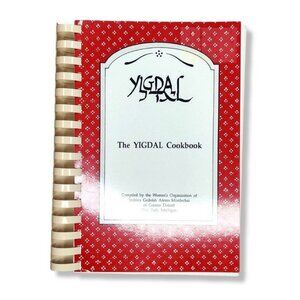 Vintage Jewish Cookbook YIGDAL Detroit Michigan Local Ethnic Recipes 1991